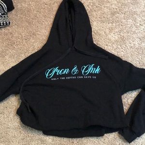 Iron and Ink cropped hoodie.